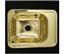 Barclay Polished Brass Bar Sink with Ledge - 577BP