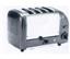 Cadco CTW-4M Stainless Steel 4-Slice Toaster