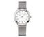 Calvin Klein White Dial Mesh Band Watch for Women