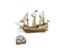 Cannon World Racing Brown/White Red Pirate Ship...