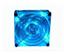 Galaxy Crystal Quad LED Clear Blade Fan - 92mm Blue...