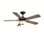 Hampton Bay 52 In. Genoa II Fan' Crackle Brown