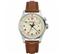 JCPenney Wenger Large Alarm Beige Dial-Brown Strap