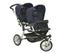 Jane Powertwin - Navy Jogger Stroller