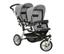 Jane Powertwin - Silver Jogger Stroller