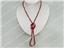 fashion long style coral neckalce