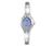 Timex 24761 Silver Tone Dress with Blue Face with...