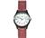 Timex 2F001 Round Silver Tone Dress with Pink...