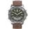 Timex Metal Combo' Od Green Dial' Brown Leather...